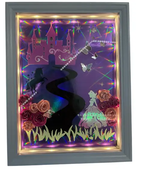 Cadre lumineux princesse