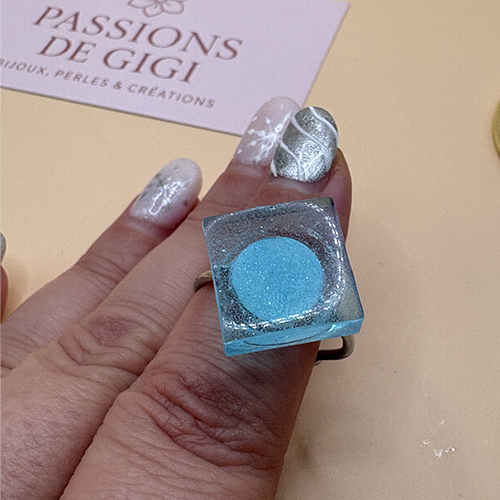 Bague carrée