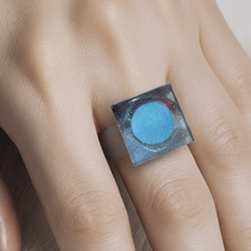 Bague carrée