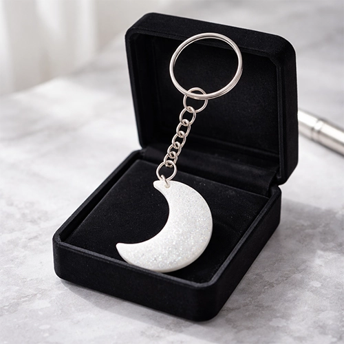 Porte-clés lune