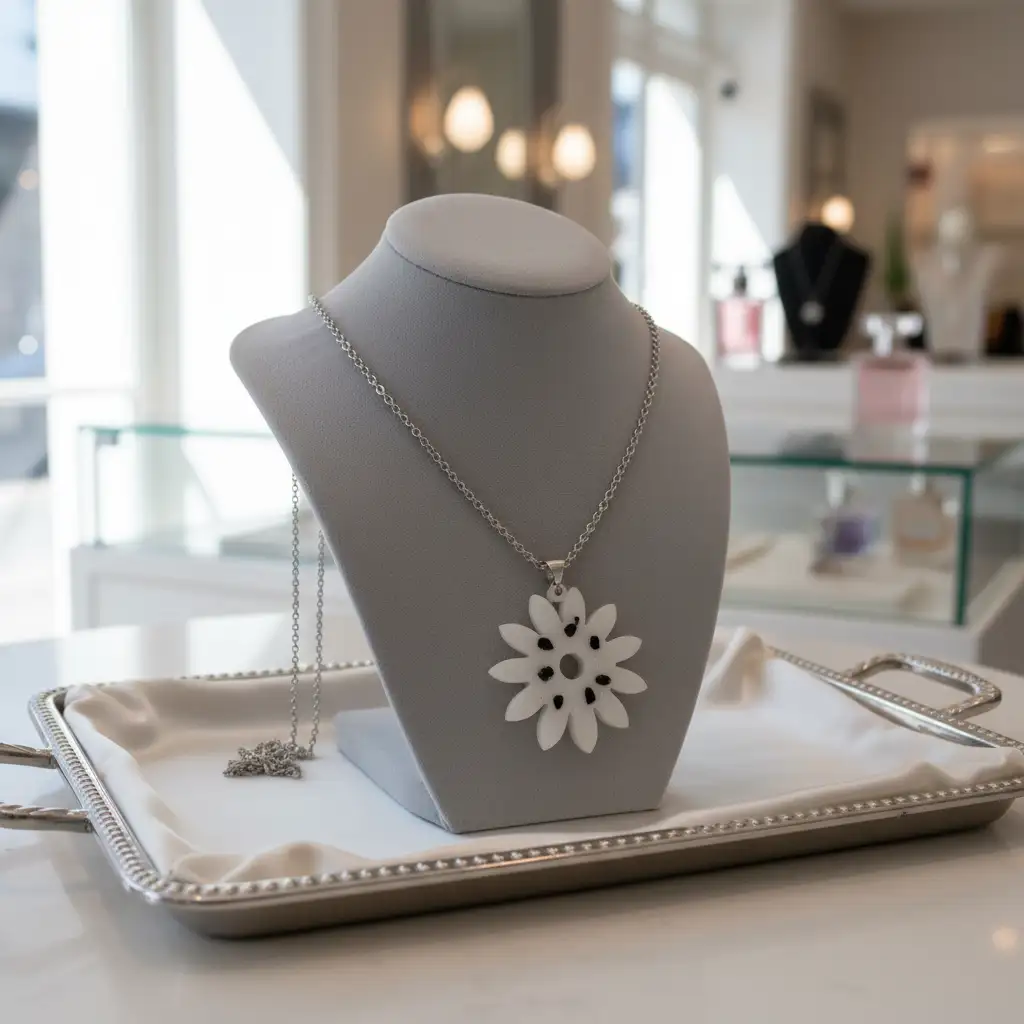 Collier en fleur