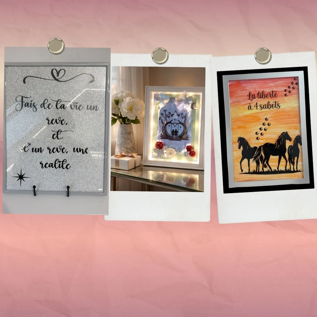 Cadre love, citation ou chevaux