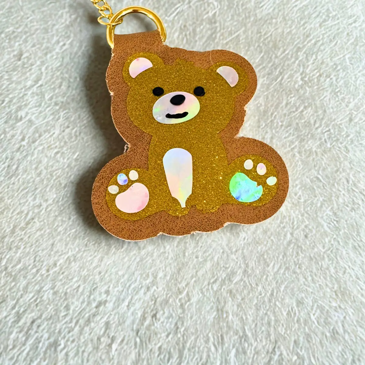 Porte-clés ours câlin