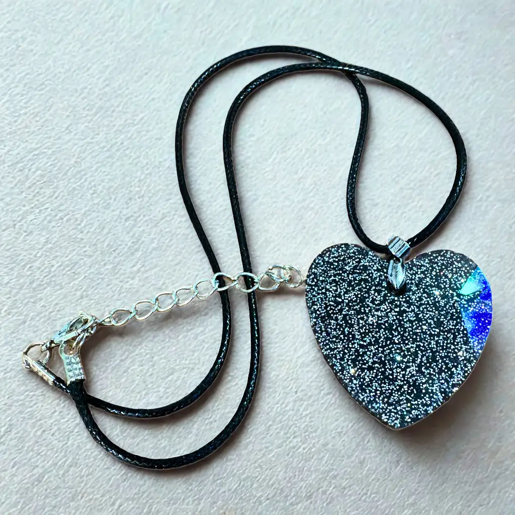 Collier Cœur Etincelant
