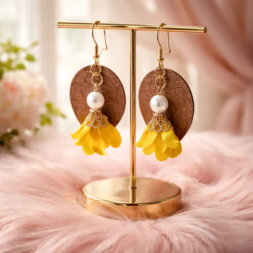 Boucles d'oreilles Rayon de soleil