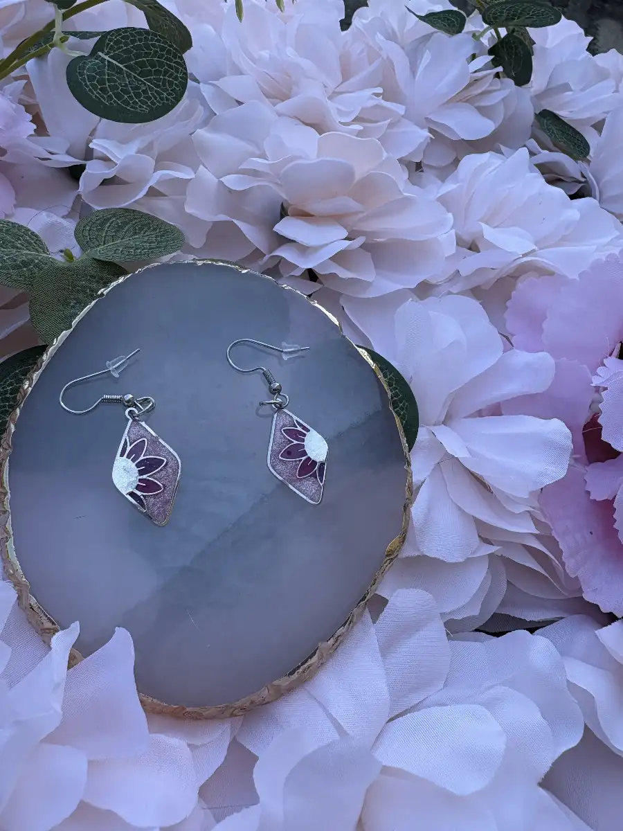 Boucles d'oreilles douce éclosion