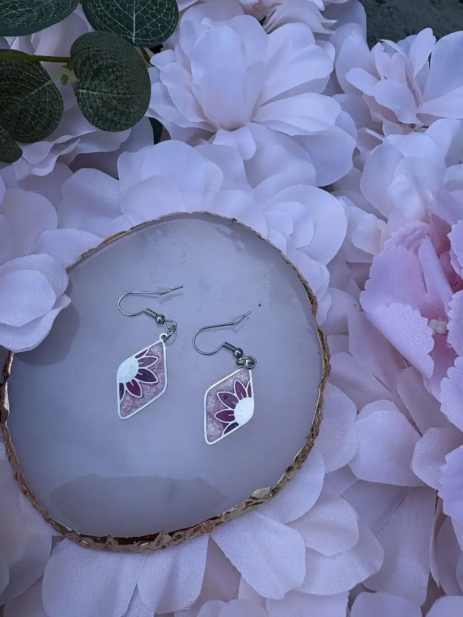 Boucles d'oreilles douce éclosion
