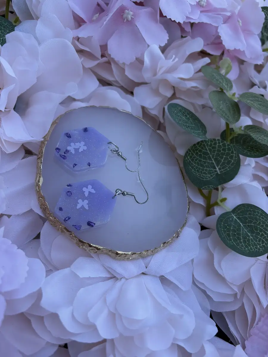 Boucles d'oreilles poussières de fées