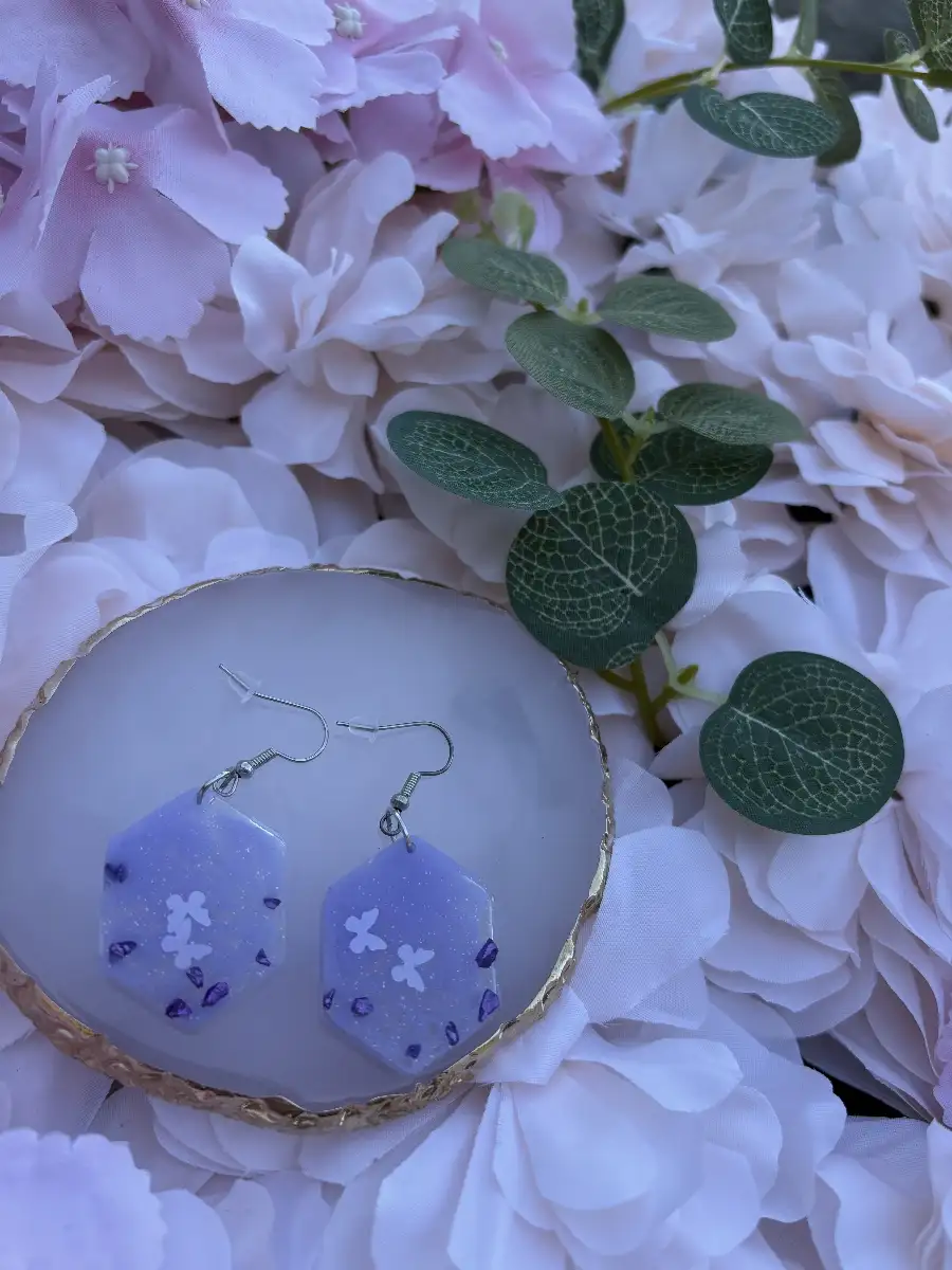 Boucles d'oreilles poussières de fées