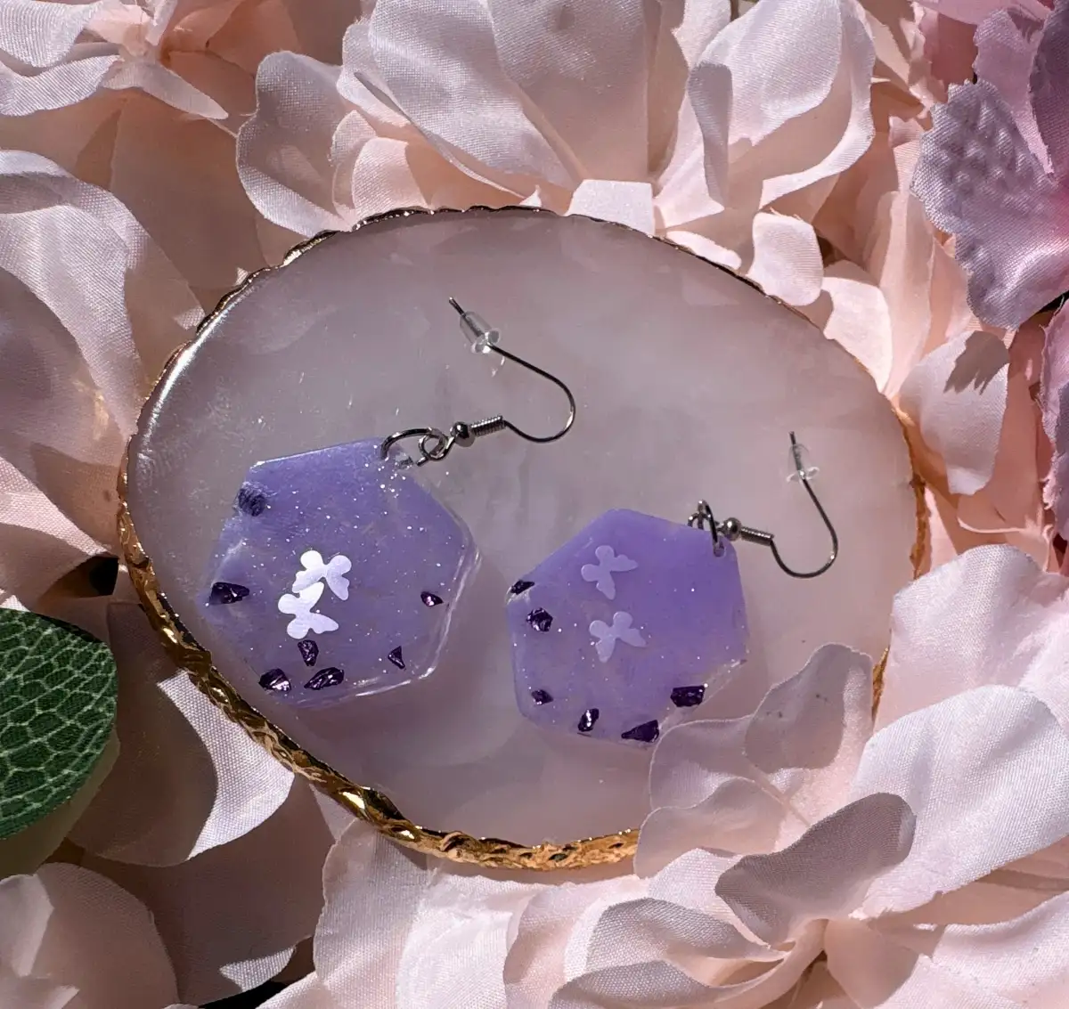 Boucles d'oreilles poussières de fées