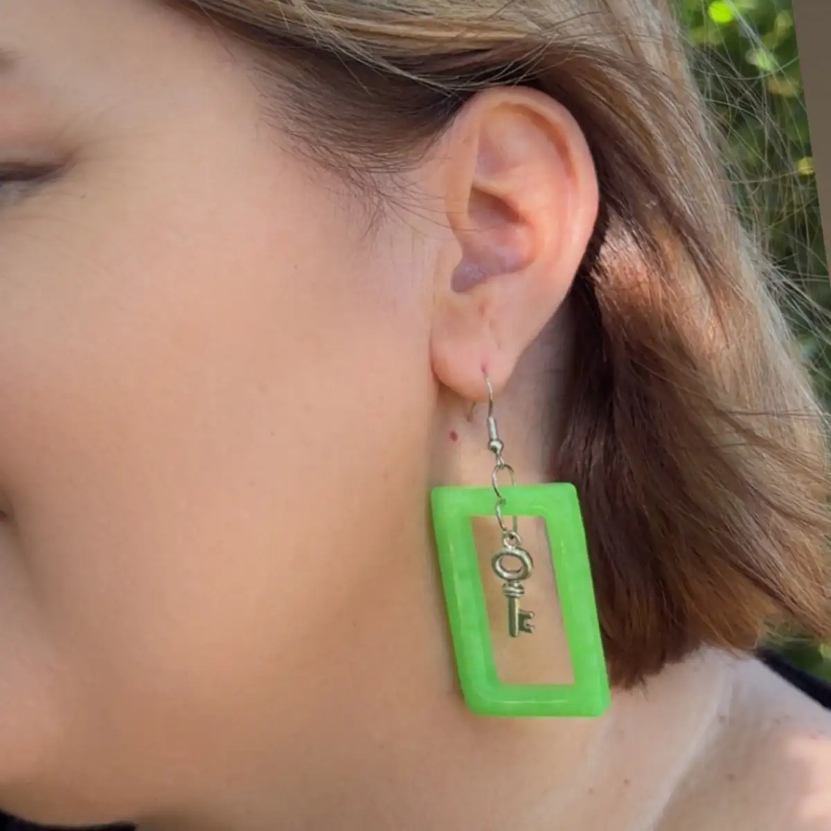 Boucles d'oreilles "La Clé des Possibles"