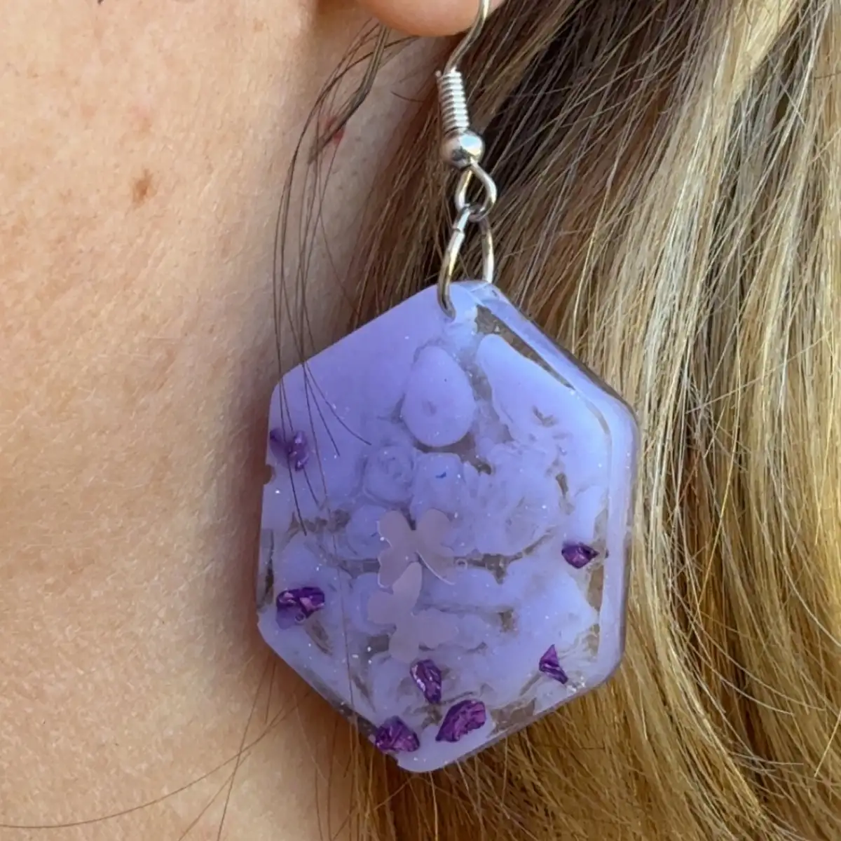 Boucles d'oreilles poussières de fées