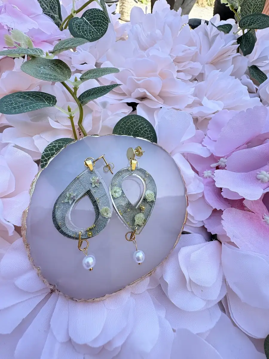 Boucles d'oreilles - Douceur Botanique