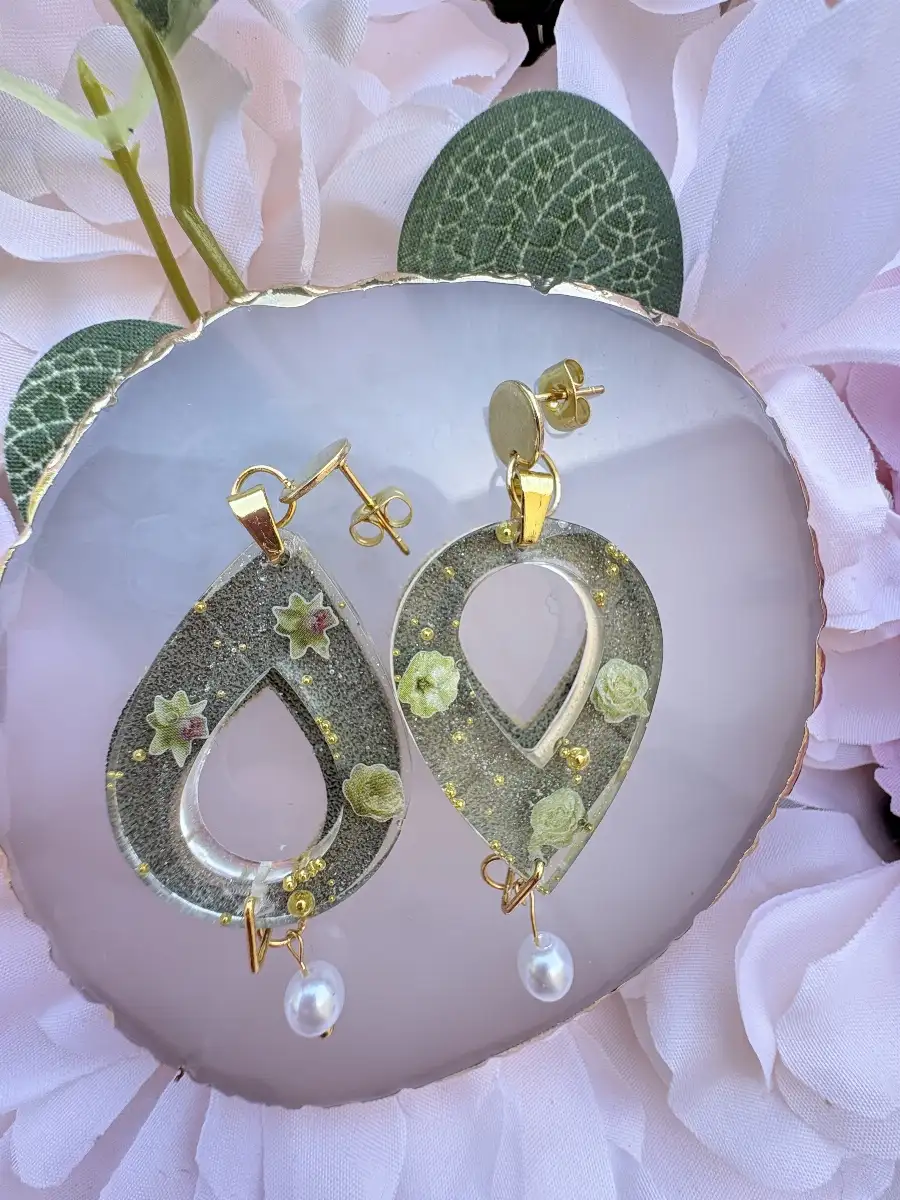 Boucles d'oreilles - Douceur Botanique