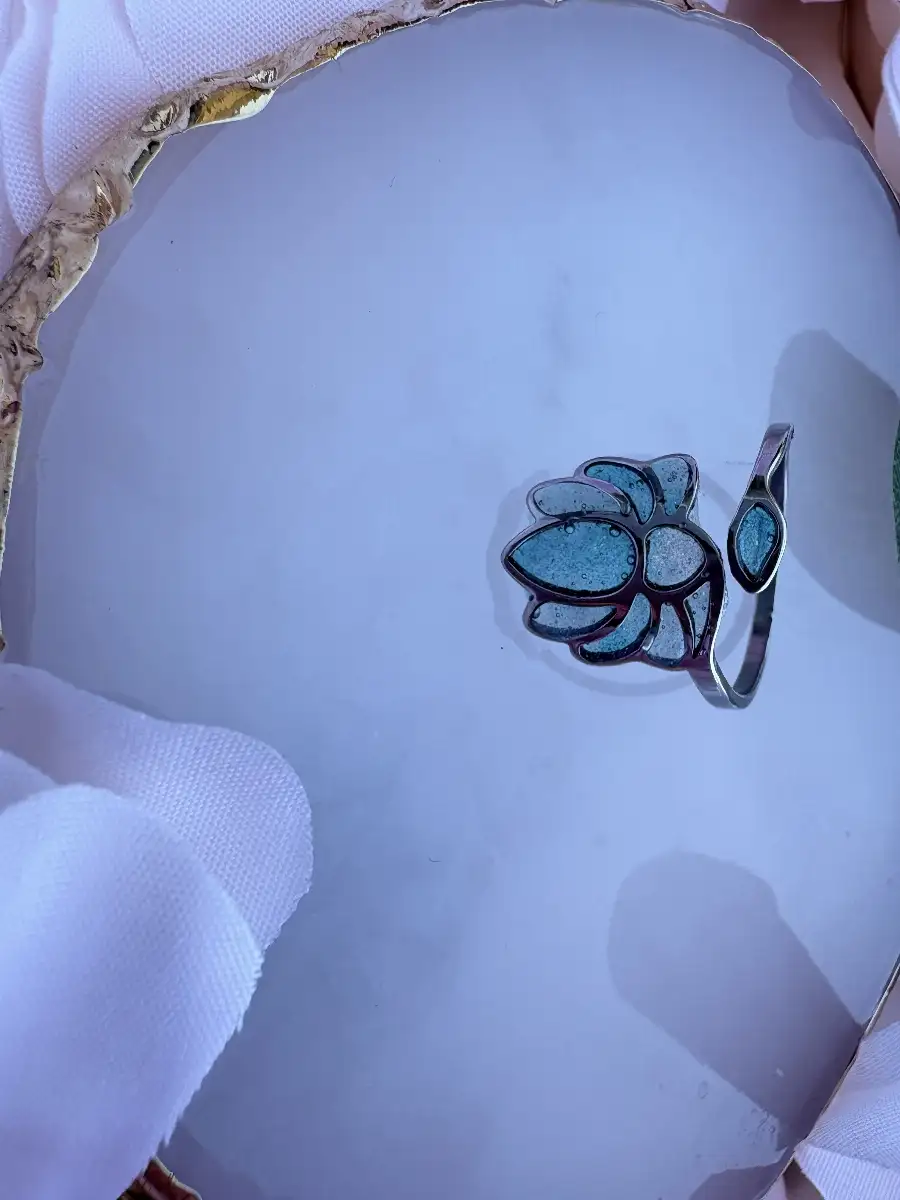 Bague Lotus Azur