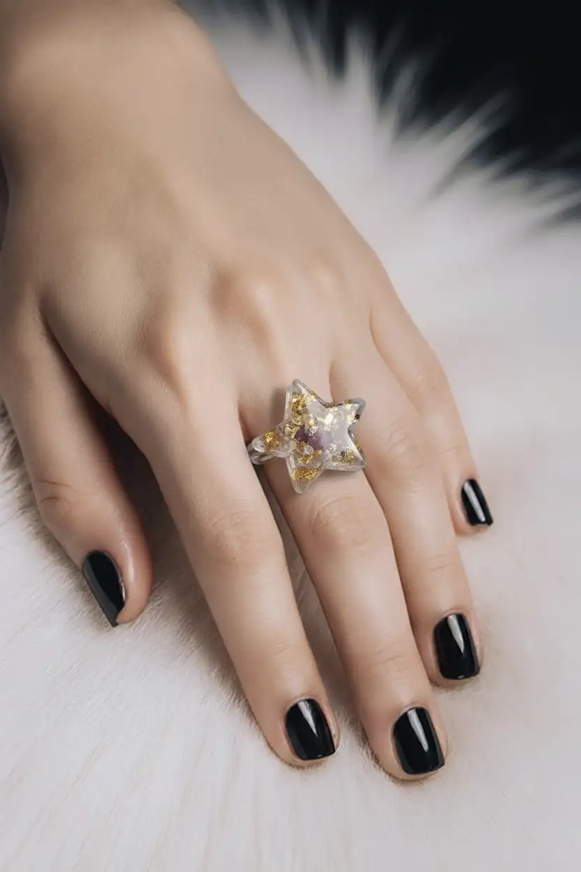 Bague fleur d'or