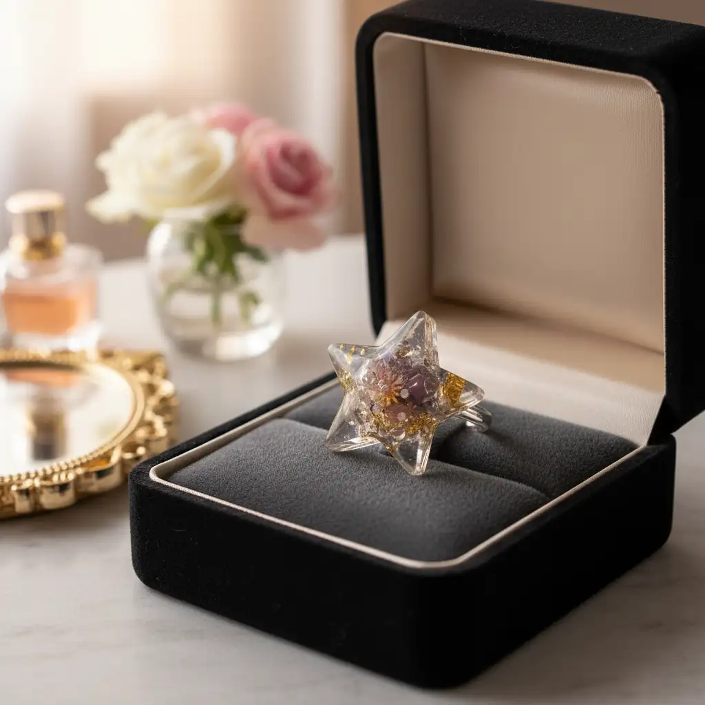 Bague fleur d'or