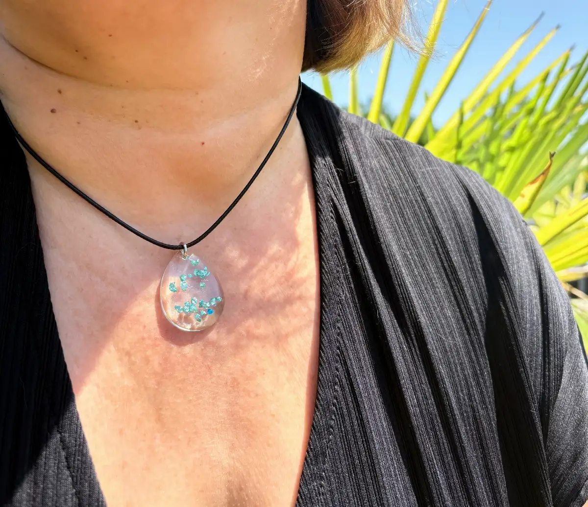 Collier rosée d'émeraude